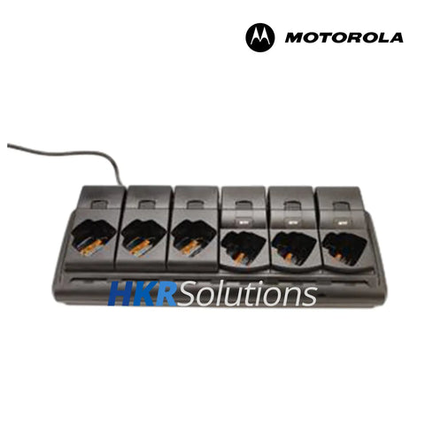 MOTOROLA NNTN8147 6-Pocket Multi-Unit Charger, TETRA With AUS/NZ Plug