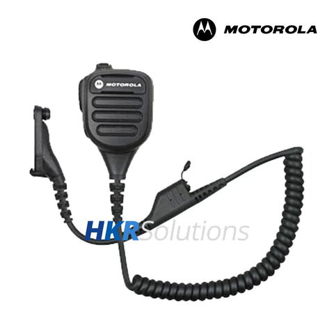 view the MOTOROLA NNTN8383 Industrial Noise-Cancelling Remote Speaker Microphone With Audio Jack And Windporting