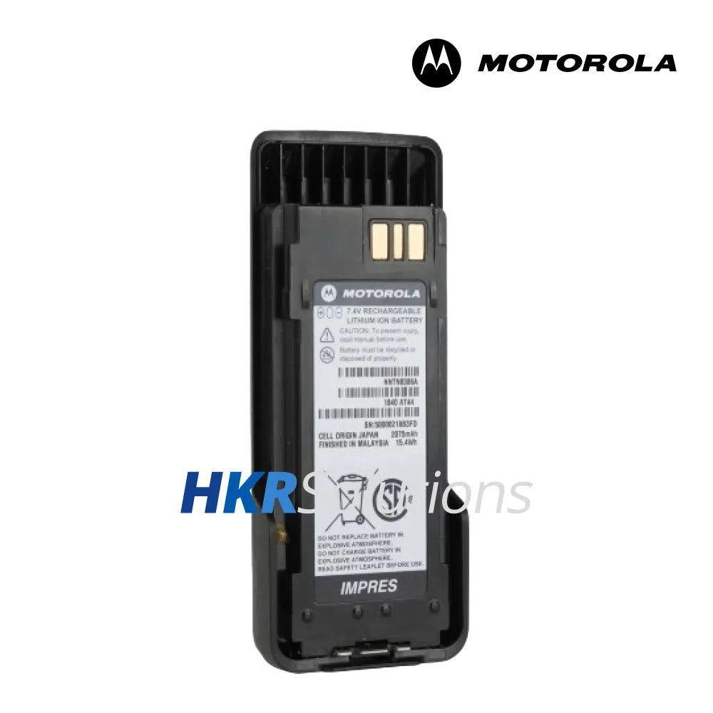 MOTOROLA NNTN8386 Li-ion Battery, 2075mAh, IMPRES, IP67, Intrinsically Safe