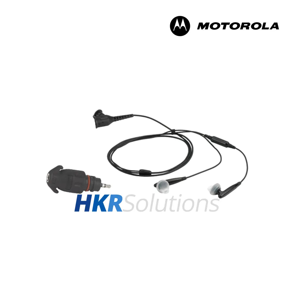 MOTOROLA NNTN8747 Audio Accessory Earpiece Wireless Overt Audio For Fast PTT, Black