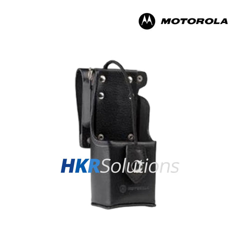 MOTOROLA NTN8382B Leather Case With Fixed Belt Loop, D-Ring And T-Strap