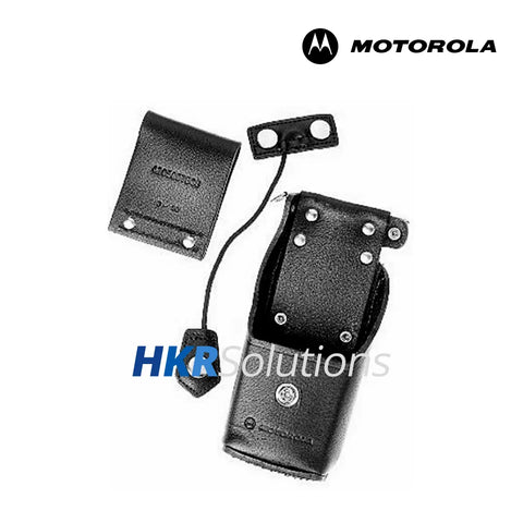 MOTOROLA NTN8386B High Activity Swivel Leather Case Features 3 Inch Swivel Belt Loop, D-Ring And T-Strap