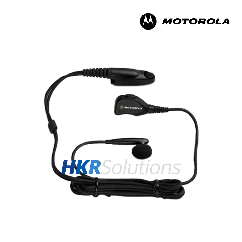 MOTOROLA PMLN4519B 2-Wire Earbud With Microphone And PTT, Black