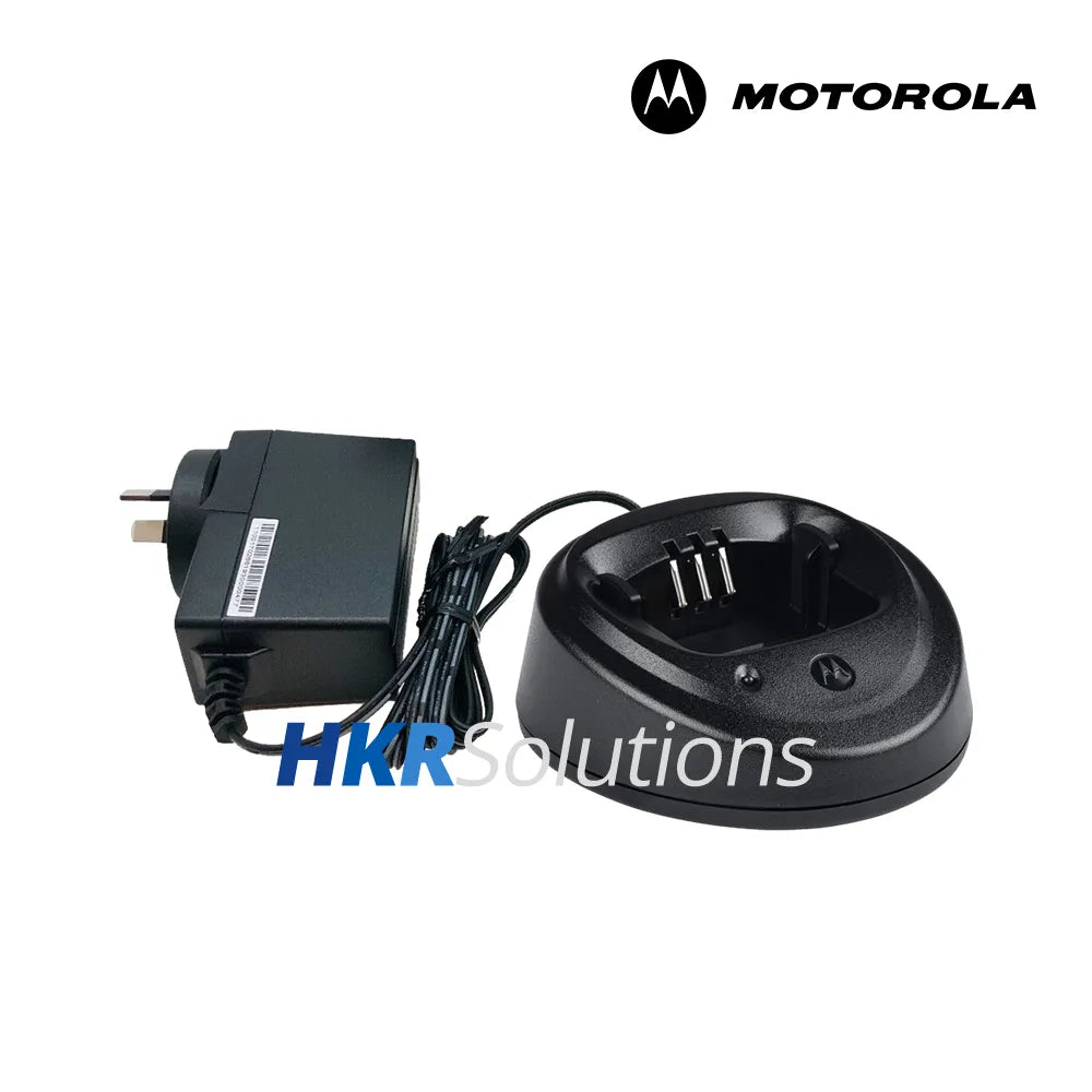 MOTOROLA PMLN5190 Single-Unit Rapid-Rate Charger With Switch Mode Power Supply (WPLN4137 PS000037A03/2571886T01) With AUS/NZ/APME Plug 230V AC