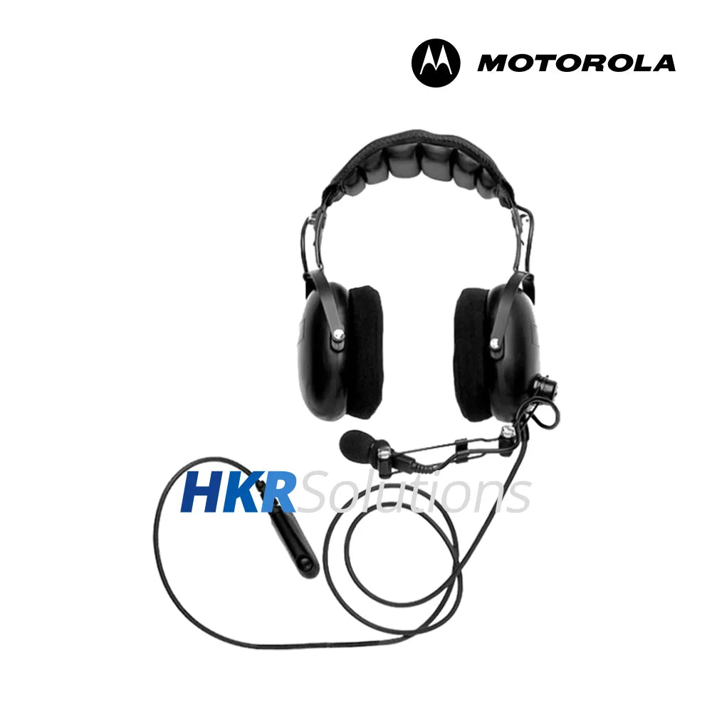 MOTOROLA PMLN5731A Heavy Duty Headset Noise-Canceling Boom Microphone And In-line PTT