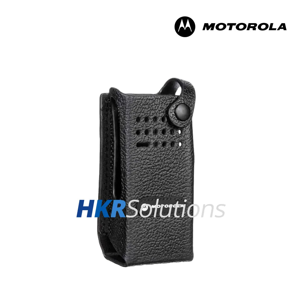 MOTOROLA PMLN5839A Hard Leather Case With 3 Inch Fixed Belt Loop