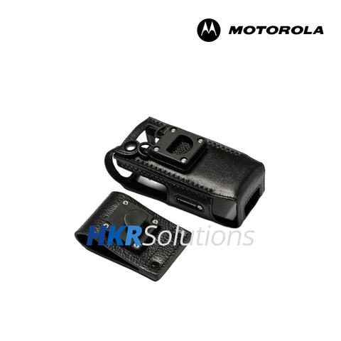 MOTOROLA PMLN5885A Hard Leather Case With 3 In Swivel Belt Loop