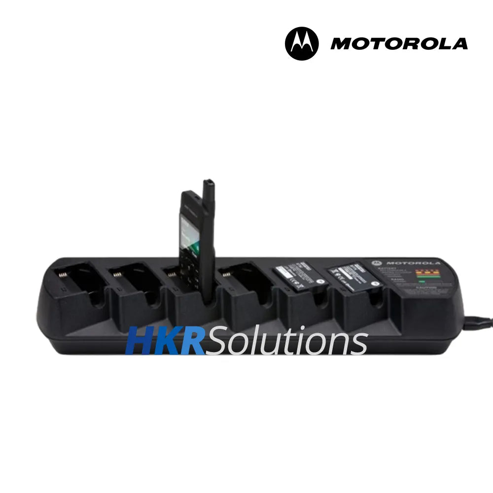 MOTOROLA PMLN6690 6-Pocket Multi-Unit Rapid-Rate Charger With AUS/NZ Plug 220V AC