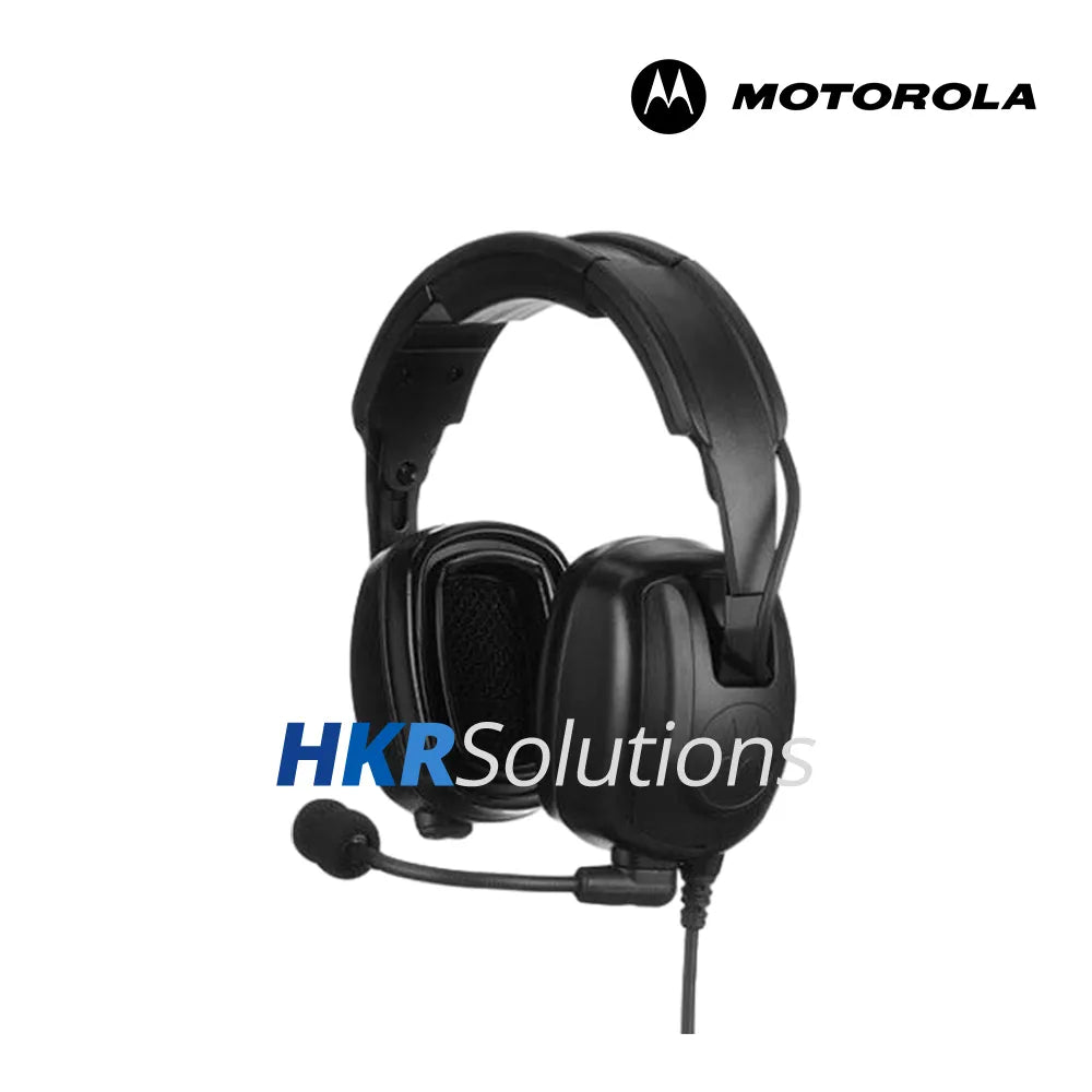 MOTOROLA PMLN7465 Heavy Duty Over-The-Head Headset With Noise-Canceling Boom Microphone