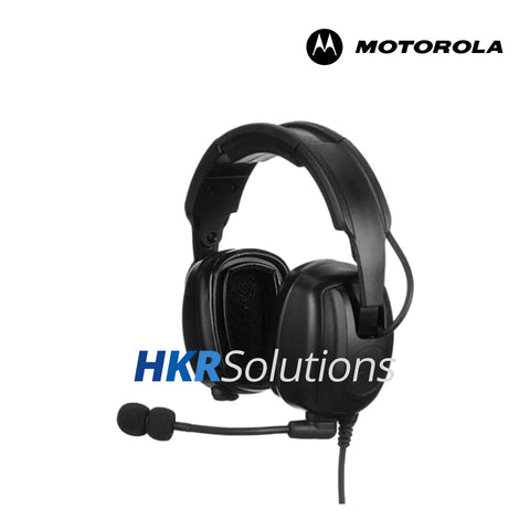 MOTOROLA PMLN7467 Heavy Duty Over-The-Head Headset With Noise-Canceling Boom Microphone