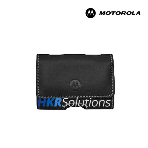 MOTOROLA PMLN7605 Soft Leather Carry Case Holder Pouch For Belt Wearing, Black