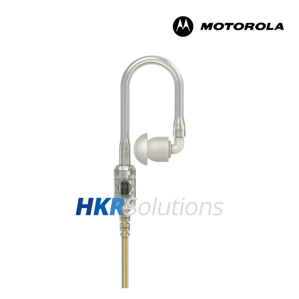 MOTOROLA PMLN8120A Earpiece, Receive Only Xl Clear Tube Earpiece, 3.5 mm Jack