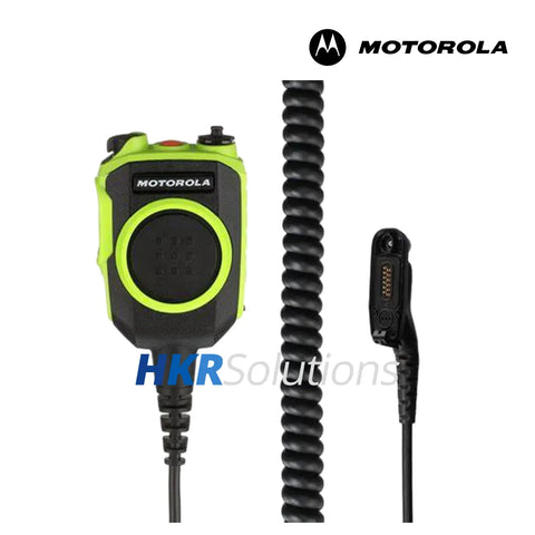 MOTOROLA PMMN4102BGRN IMPRES ANC Remote Speaker Microphone, Long Cable With Nexus, 3.5 mm,Green