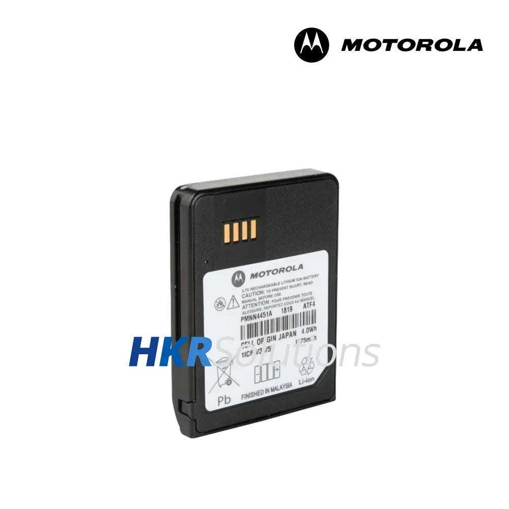MOTOROLA PMNN4451A Li-ion Minitor VI Battery, 1050mAh, IP56