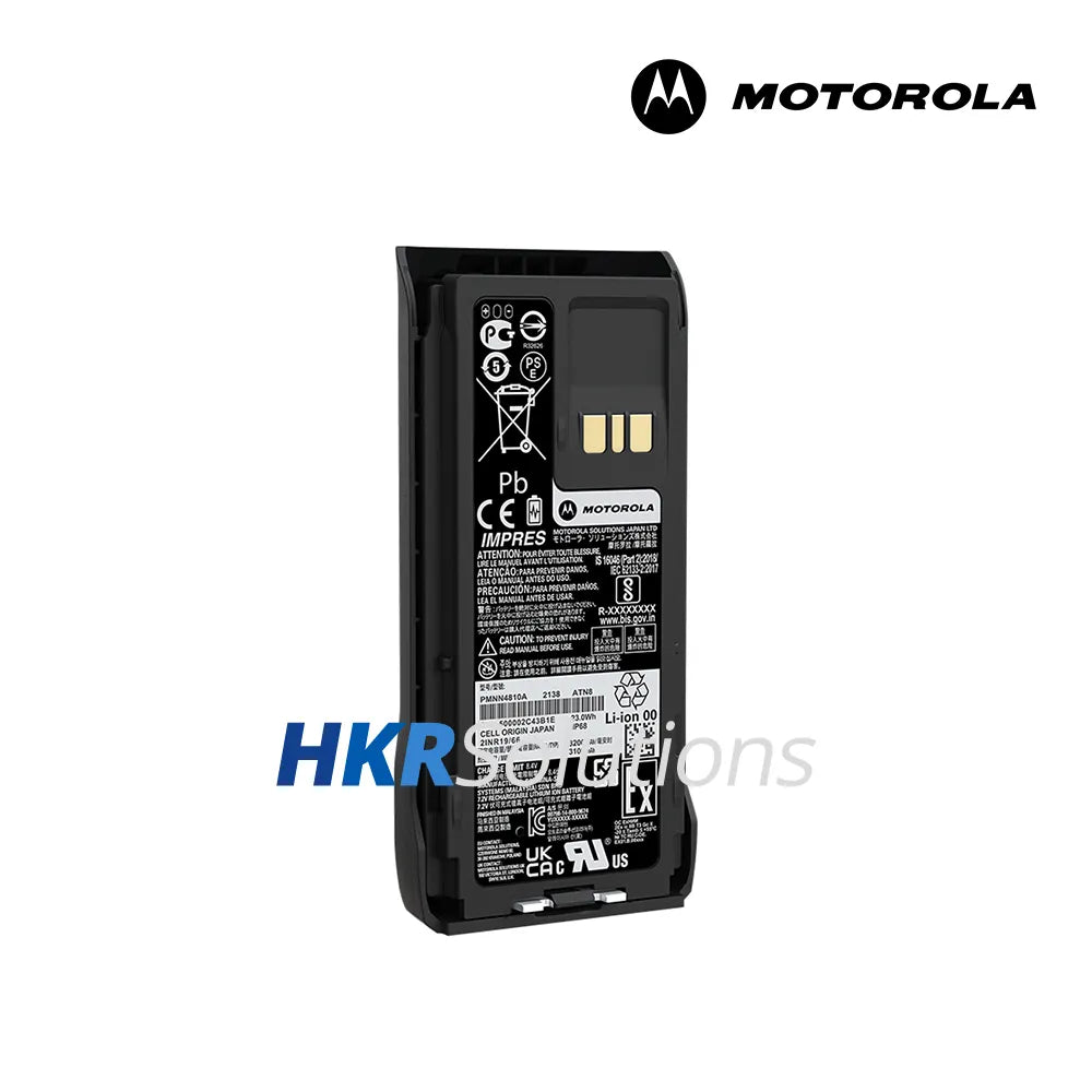 MOTOROLA PMNN4810 Li-ion Battery, 3200mAh, IMPRES, IP68,TIA