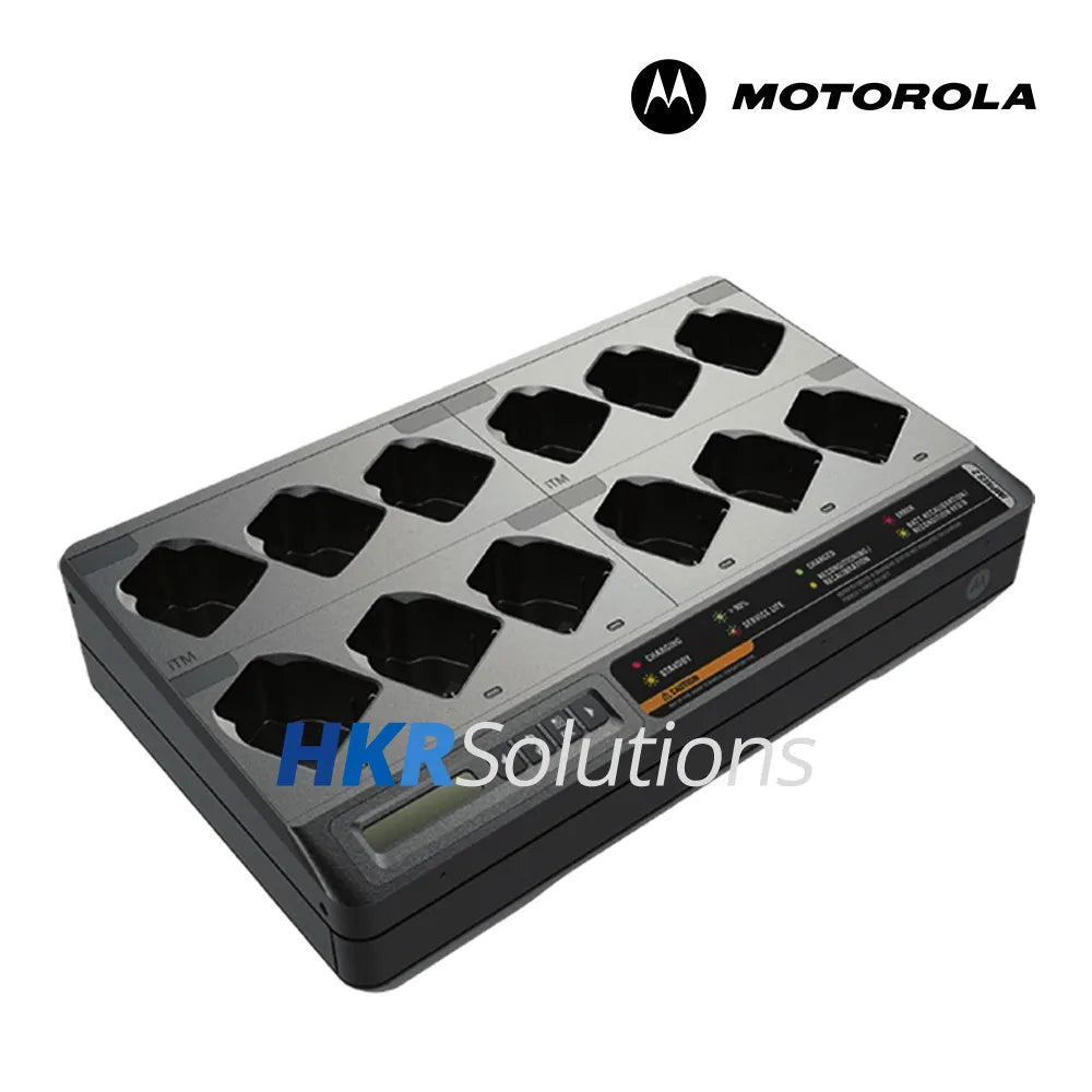 MOTOROLA PMPN4217 Multi-Unit Charger 12 Pocket IMPRES 2 With EU Plug