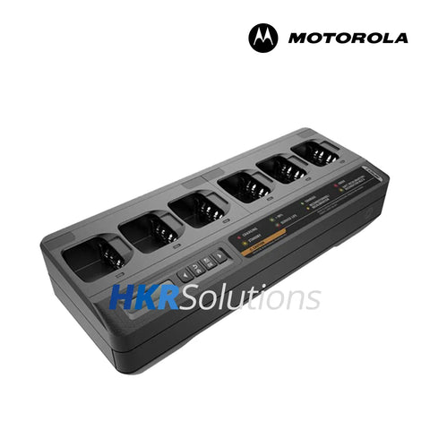 Cargador rápido multiunidades MOTOROLA PMPN4294 con 1 pantalla IMPRES 2 y enchufe KOR de 100-240 V CA