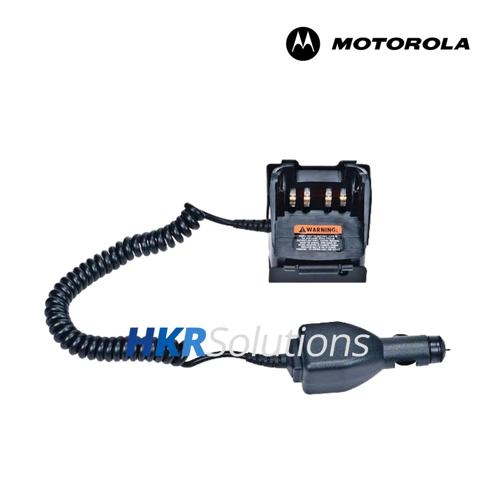 MOTOROLA RLN6433B Vehicular Travel Charger Adapter With Mounting Base And Coil Cord