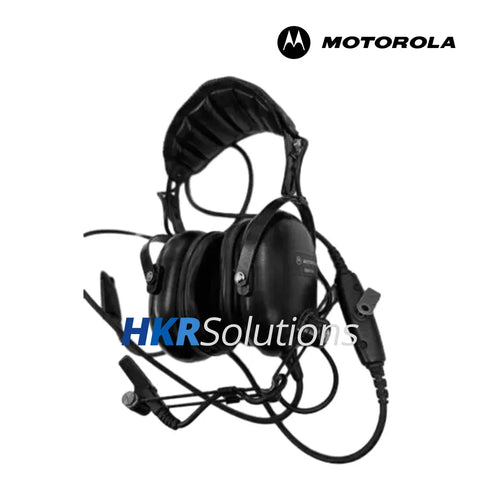 MOTOROLA RMN4019 Medium Weight Headset with Swivel Boom Microphone and In-Line PTT