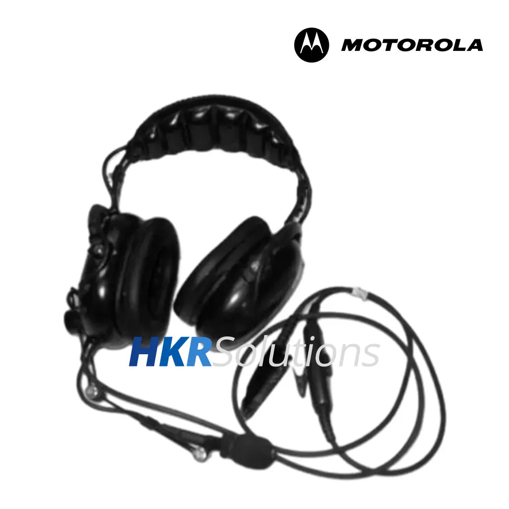 MOTOROLA RMN4019A Medium Weight Headset with Swivel Boom Microphone and In-Line PTT