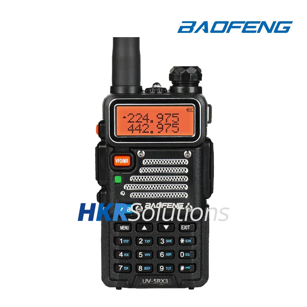 Radio BAOFENG UV-5RX3 | 5 vatios | Tribanda | UHF/VHF