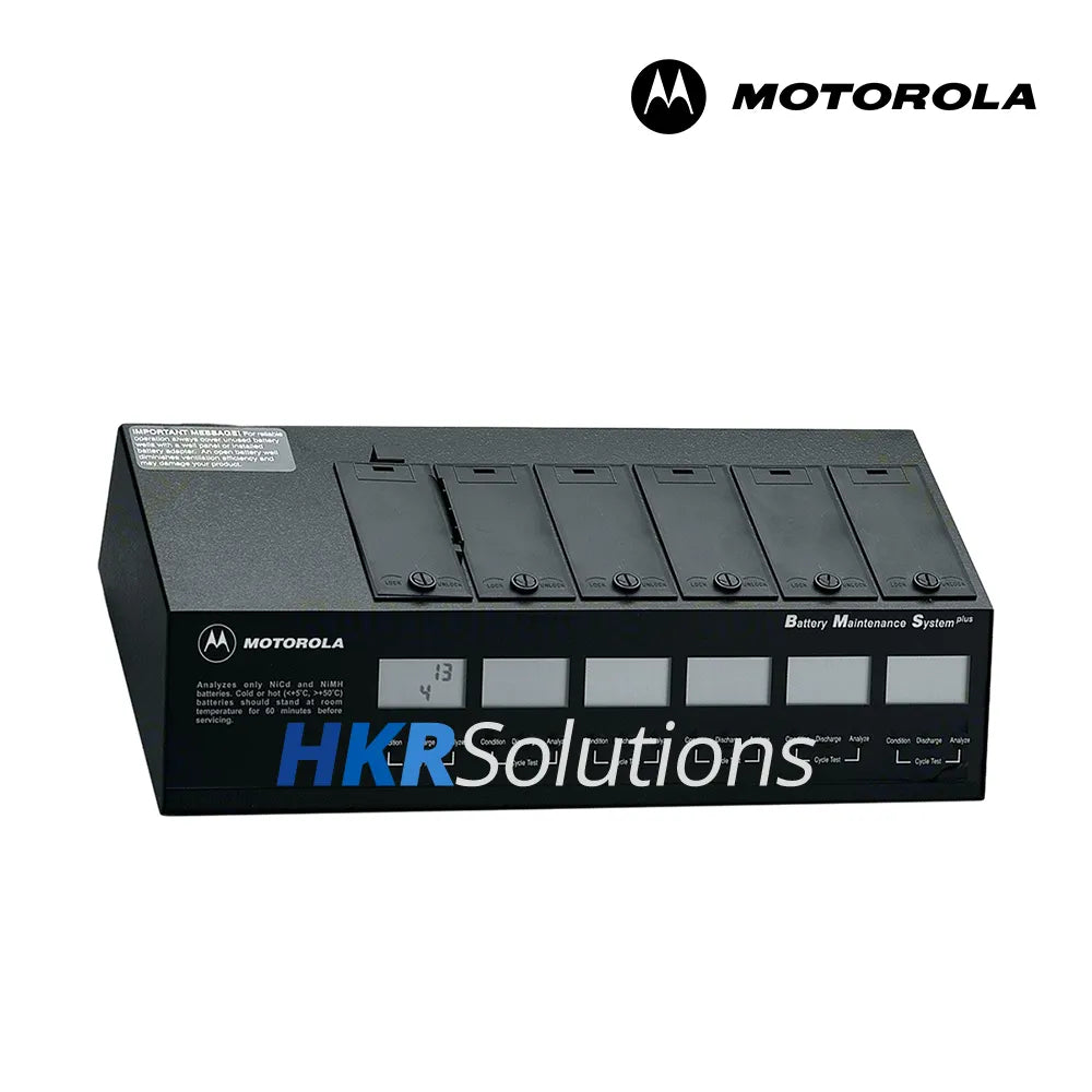 MOTOROLA WPLN4079 6 Station Battery Maintenance System Plus With US Plug 110V AC