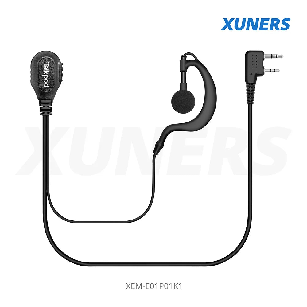 XEM-E01P01K1 Radio Ear-hanger Earplug Headset - HKR Solutions