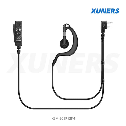 XEM-E01P12K4 Two-way Radio Ear-hanger Earplug Headset