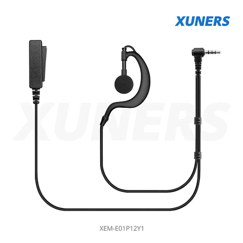 XEM-E01P12Y1 Two-way Radio Ear-hanger Earplug Headset
