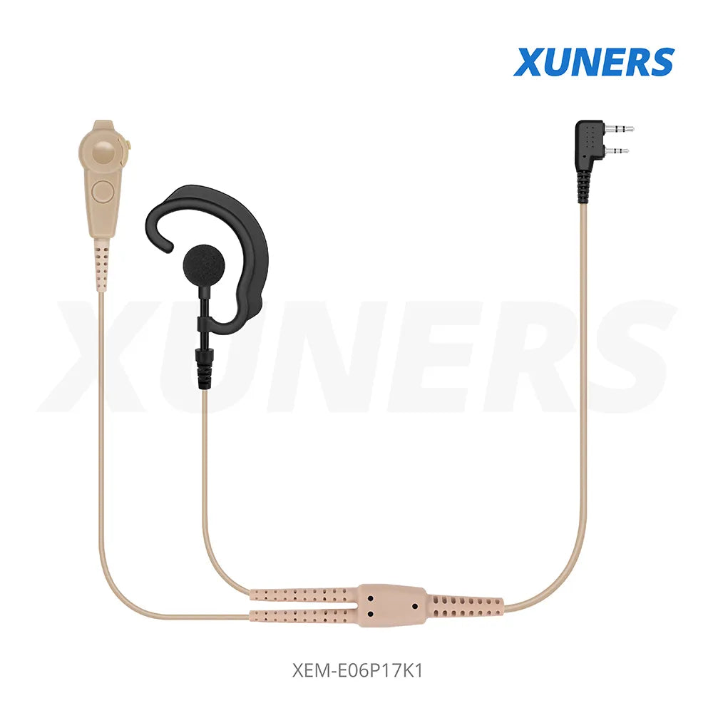 XEM-E06P17K1 Two-way Radio Ear-hanger Earplug Headset