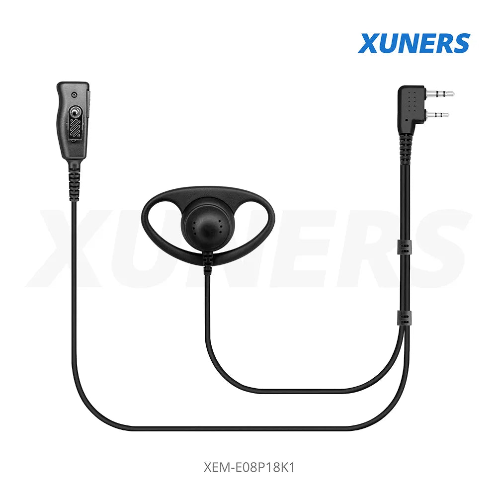 XEM-E08P18K1 Radio Ear-hanger Earplug Headset